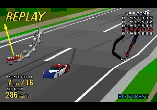 Virtua Racing Deluxe SEGA 32X screenshot