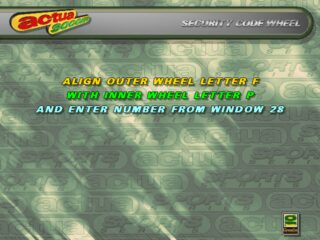 Actua Soccer DOS screenshot