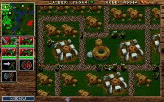 WarCraft: Orcs & Humans DOS screenshot