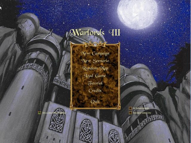 Warlords III: Reign of Heroes - Windows version