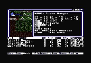 Wasteland Commodore 64 screenshot