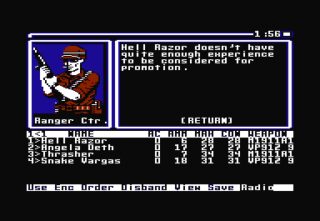Wasteland Commodore 64 screenshot
