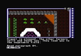 Wasteland Commodore 64 screenshot