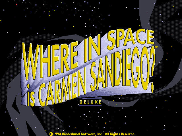 Where in Space is Carmen Sandiego? - DOS