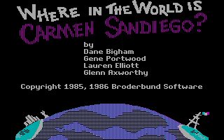 Where in the World Is Carmen Sandiego? - DOS