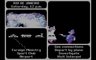 Where in the World Is Carmen Sandiego? DOS screenshot