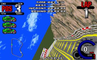 Fatal Racing DOS screenshot
