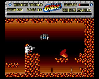 Wibble World Giddy: Wibble Mania! Amiga screenshot