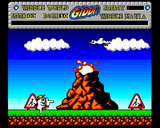 Wibble World Giddy: Wibble Mania! Amiga screenshot
