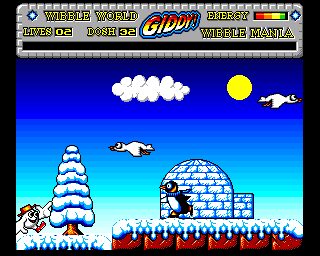 Wibble World Giddy: Wibble Mania! Amiga screenshot