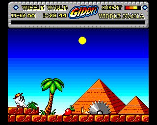 Wibble World Giddy: Wibble Mania! Amiga screenshot