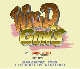 Wild Guns SNES screenshot