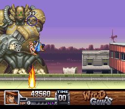 Wild Guns SNES screenshot
