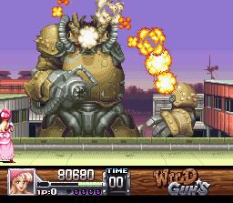 Wild Guns SNES screenshot