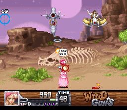 Wild Guns SNES screenshot