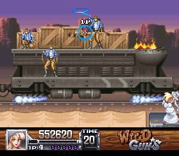 Wild Guns SNES screenshot