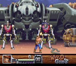 Wild Guns SNES screenshot