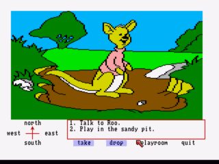 Winnie the Pooh in the Hundred Acre Wood Amiga screenshot