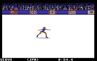 Winter Games Commodore 64 screenshot