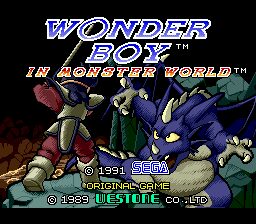 Wonder Boy in Monster World Genesis screenshot