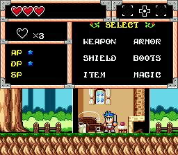 Wonder Boy in Monster World - Genesis