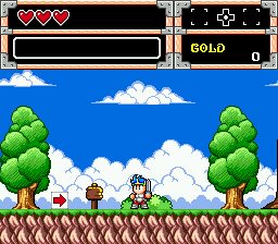 Wonder Boy in Monster World Genesis screenshot