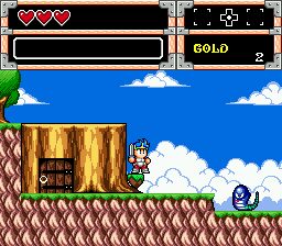 Wonder Boy in Monster World Genesis screenshot