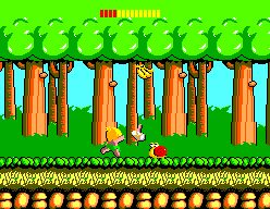 Wonder Boy SEGA Master System screenshot