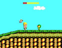 Wonder Boy SEGA Master System screenshot