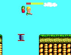 Wonder Boy SEGA Master System screenshot