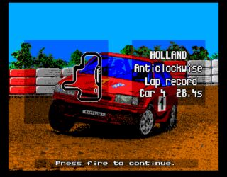 Works Team Rally Amiga screenshot