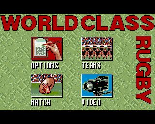 World Class Rugby - Amiga