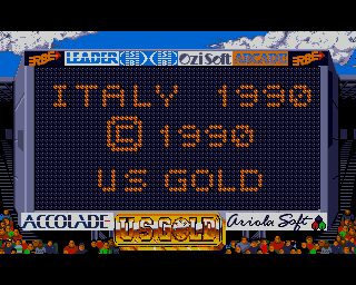 Italy 1990 Amiga screenshot
