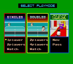 World Court Tennis PC Engine screenshot