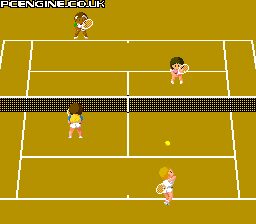 World Court Tennis - PC Engine