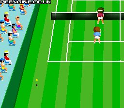 World Court Tennis - PC Engine