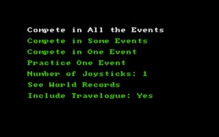 World Games Amiga screenshot