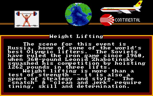 World Games - Amiga