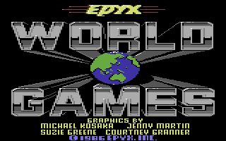 World Games Commodore 64 screenshot