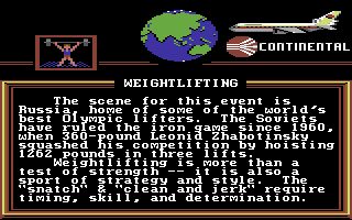 World Games Commodore 64 screenshot
