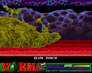 Worms: The Director's Cut Amiga screenshot