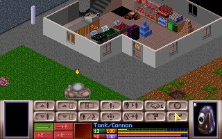 UFO: Enemy Unknown DOS screenshot