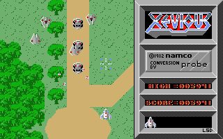 Xevious Atari ST screenshot