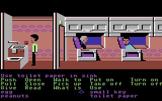Zak McKracken and the Alien Mindbenders Commodore 64 screenshot