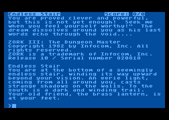 Zork III: The Dungeon Master - Atari 8-bit