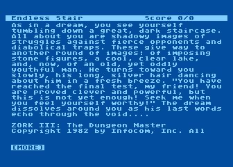 Zork III: The Dungeon Master - Atari 8-bit