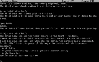 Zork: The Great Underground Empire DOS screenshot